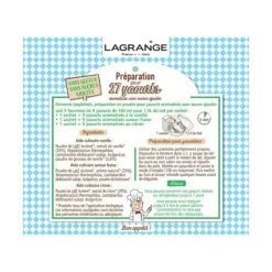 LAGRANGE Ferment Lactique Bio 3 Sachets 12g Vanille, Fraise et Citron Clearance
