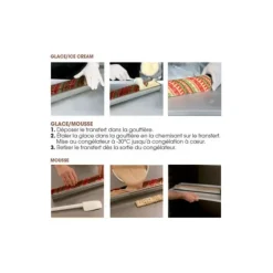 FLORENSUC Feuille Transfert Chocolat Feu d'Artifice 250x400 mm (x10) Outlet