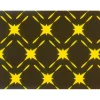 MALLARD FERRIERE Feuilles de transfert chocolat cannage jaune 34 x 26,5 cm (x10)
