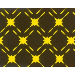 MALLARD FERRIERE Feuilles de transfert chocolat cannage jaune 34 x 26,5 cm (x10)