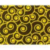 MALLARD FERRIERE Feuilles de transfert chocolat spirales jaunes 34 x 26,5 cm (x10) Clearance