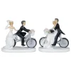 MALLARD FERRIERE Figurine Mariage Couple à Vélo 13 cm (x2) Discount
