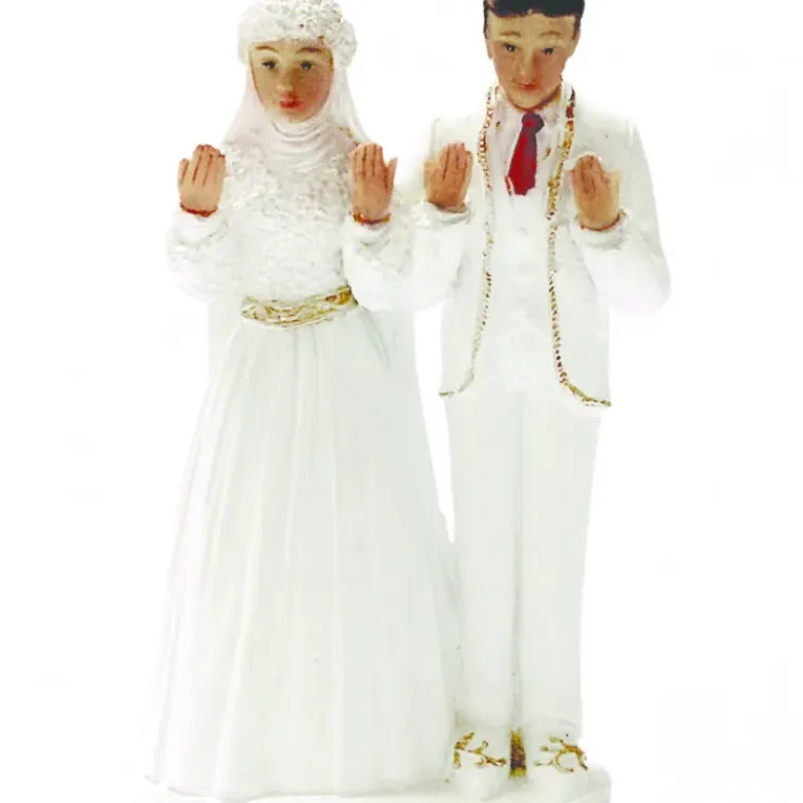 CUISINEADDICT Figurine Mariage Couple Oriental 14,5 cm Best