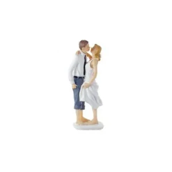 CUISINEADDICT Figurine Mariage Les Pieds dans l'Eau 14,5 cm New