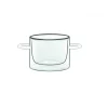 LUIGI BORMIOLI FIN DE SERIE Casserole En Verre Double Paroi 12 cl (x2) THERMIC GLASS