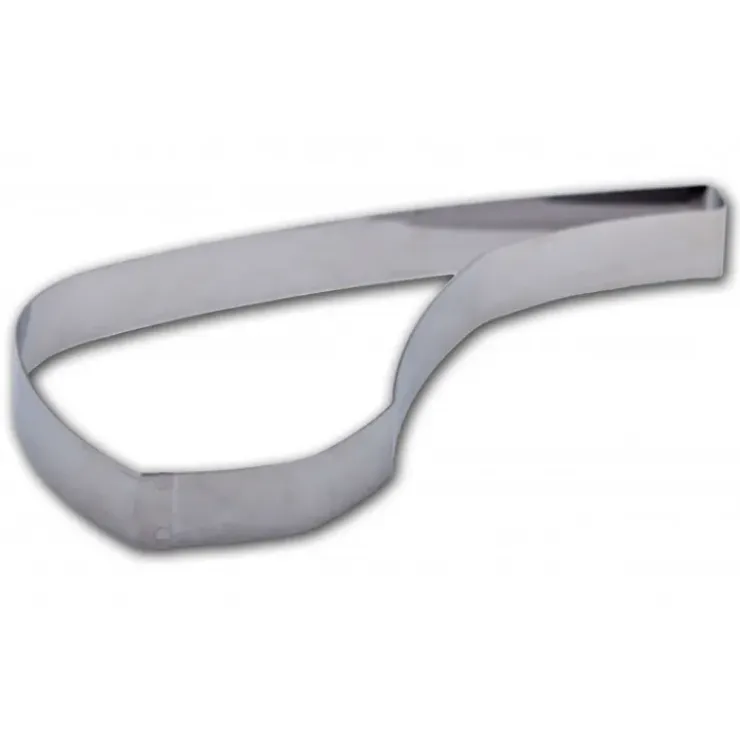 GOBEL FIN DE SERIE Cercle Inox Côte d'Agneau 10 x 5,5 cm x H 3 cm Clearance