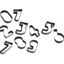 GOBEL FIN DE SERIE Chiffre inox 7 Moule-Découpoir 100 mm