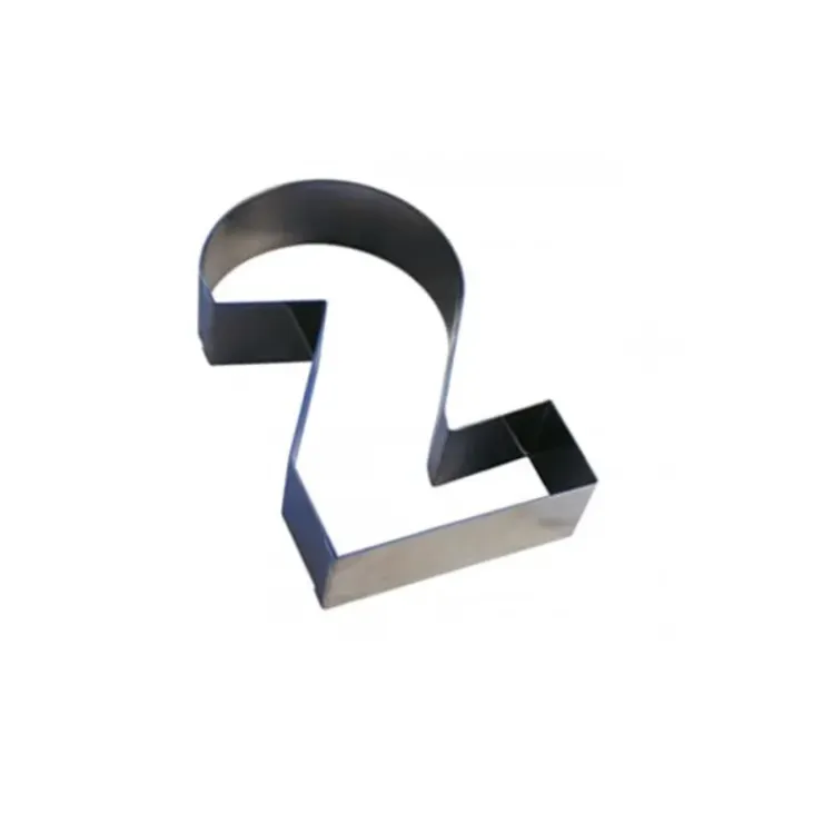 GOBEL FIN DE SERIE Chiffre inox 2 Moule-Découpoir 200 mm Discount