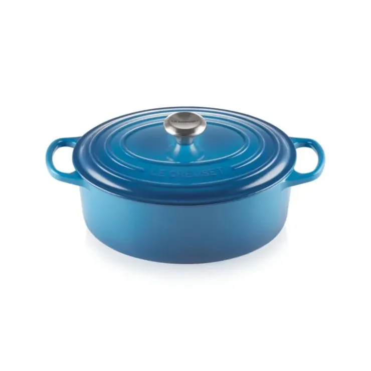 LE CREUSET FIN DE SERIE Cocotte en fonte Ovale 29 cm Marseille Signature Hot