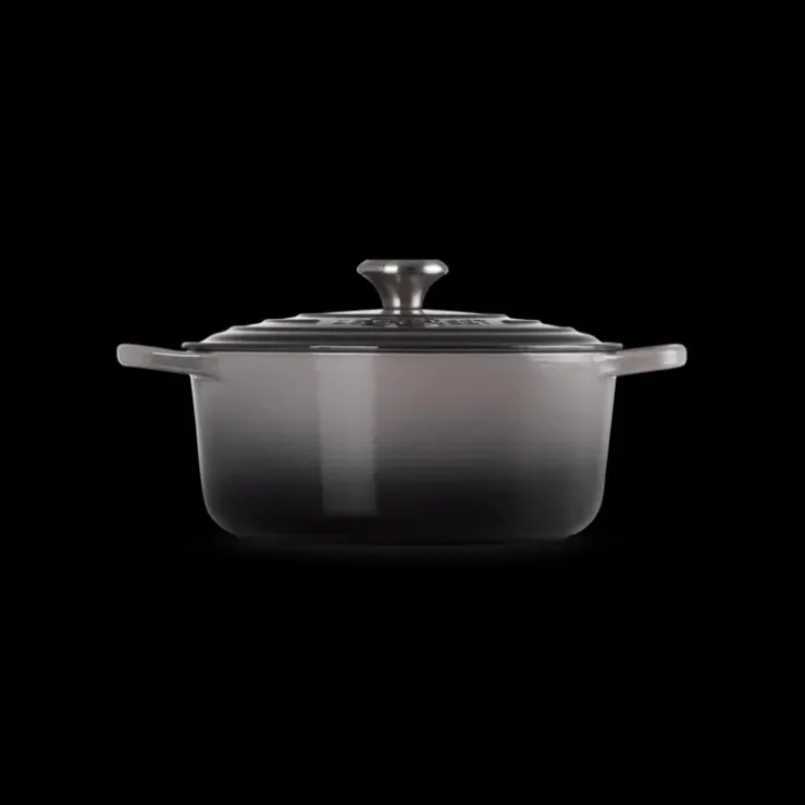 LE CREUSET FIN DE SERIE Cocotte en Fonte Ronde 26 cm Flint Signature Online
