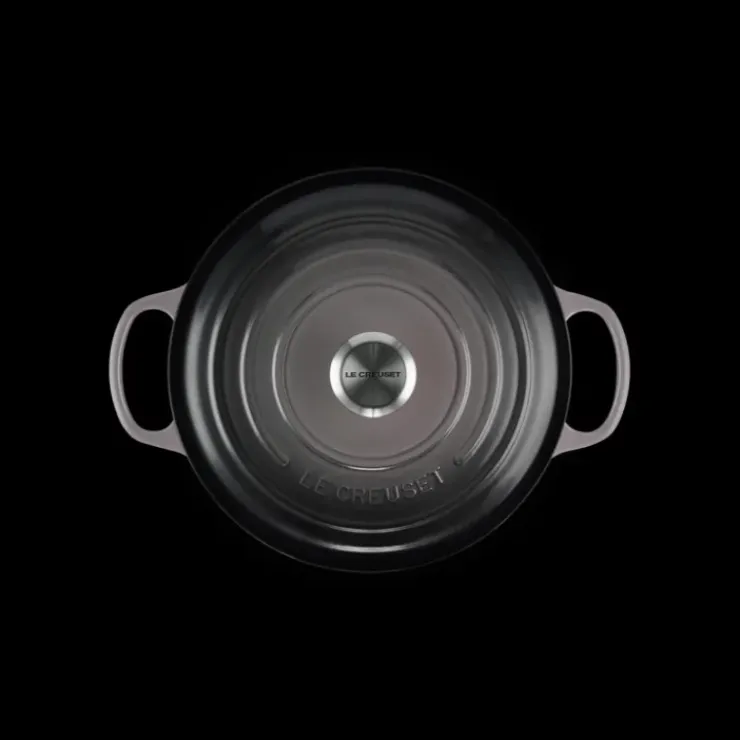 LE CREUSET FIN DE SERIE Cocotte en Fonte Ronde 26 cm Flint Signature Online