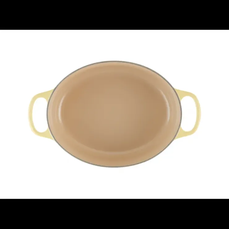 LE CREUSET FIN DE SERIE Cocotte en fonte Ovale 31 cm Soleil Signature Clearance