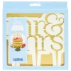 PME FIN DE SERIE Découpoir Cake Topper Mr & Mrs Moderne 16,5 x 15 cm Discount