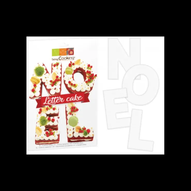 SCRAPCOOKING FIN DE SERIE Kit Letter Cake Noël New