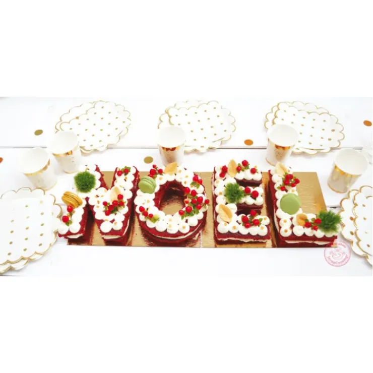 SCRAPCOOKING FIN DE SERIE Kit Letter Cake Noël New