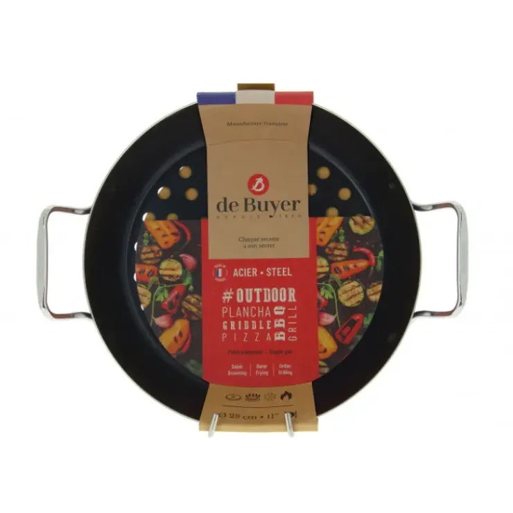 DE BUYER FIN DE SERIE Plat à Légumes Perforé Ø 28 cm Outdoor