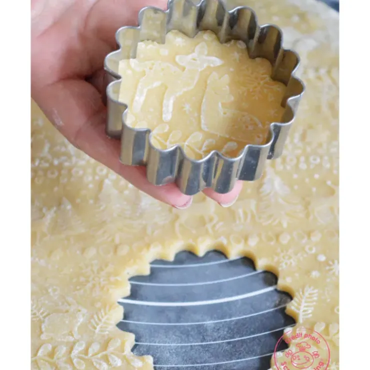 SCRAPCOOKING FIN DE SERIE Rouleau à Pâtisserie Motif Noël Forêt Enchantée 39 cm Best