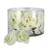 MALLARD FERRIERE Fleur en sucre Roses Blanches Ø 3,5 cm (x15) Mallard Ferrière New