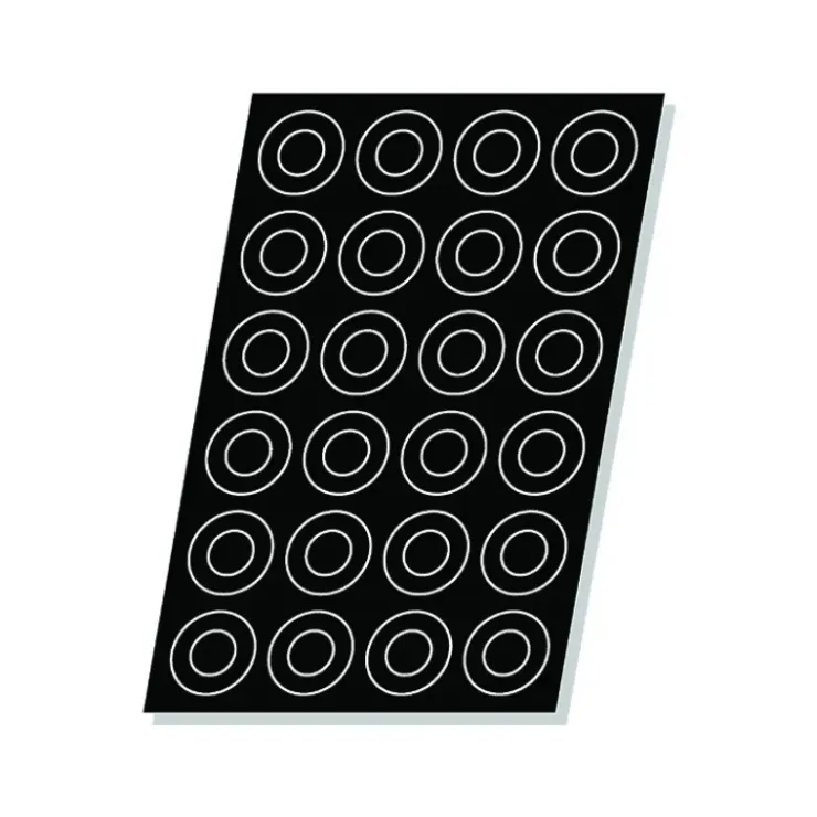 FLEXIPAN Fond de Pâte Tartelettes - Moule silicone 60 x 40 cm Sale