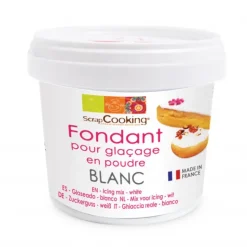 SCRAPCOOKING Fondant pour Glaçage Blanc 150g New