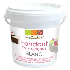 SCRAPCOOKING Fondant pour Glaçage Blanc 500g