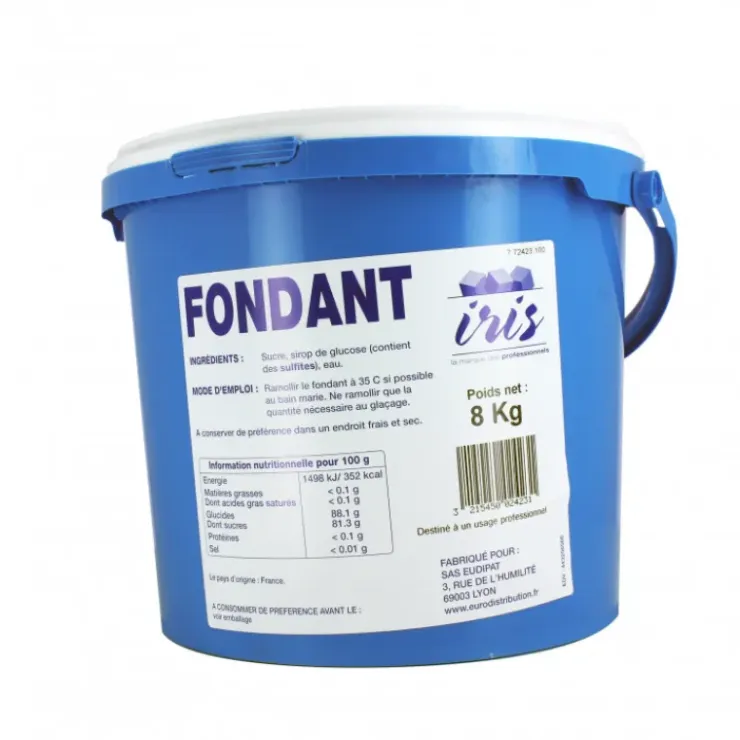 IRIS Fondant Pâtissier Blanc 8 kg Sale