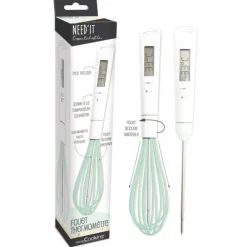 SCRAPCOOKING Fouet Thermomètre de Cuisine Amovible 27 cm Need'It Best