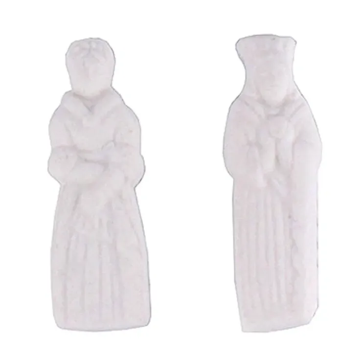 NORDIA Fèves Roi et Reine Plastique Blanc x144