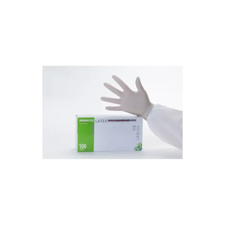 CUISINEADDICT Gants Latex Poudrés Jetable Taille M (x100) New