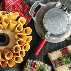 NORDIC WARE Gaufrier Norvégien Krumkake Fonte d'Aluminium Ø13 cm Online