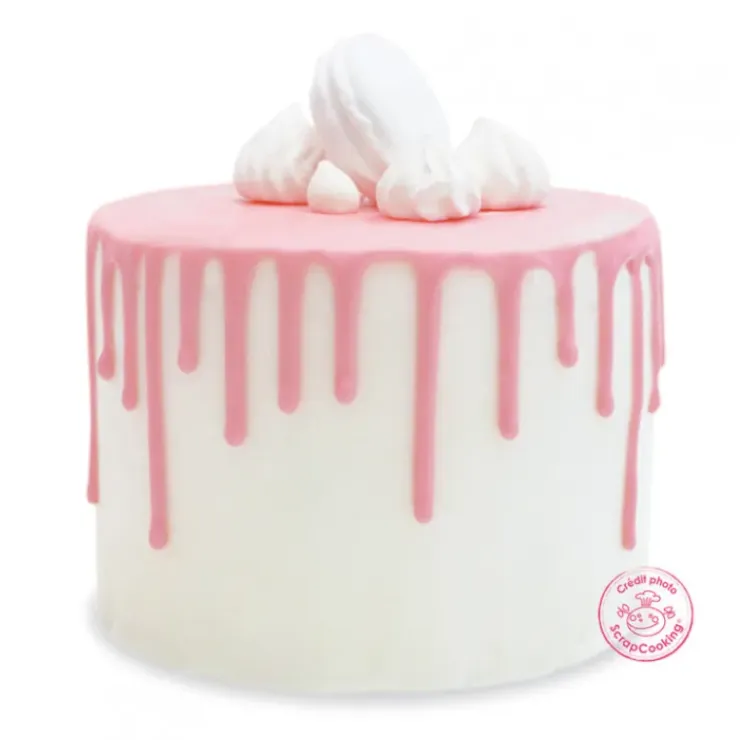 SCRAPCOOKING Glaçage Rose goût Chocolat 130 g Discount