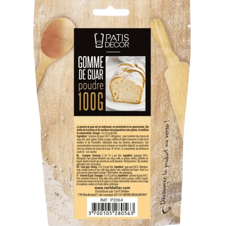PATISDECOR Gomme de Guar 100 g Patisdécor Discount