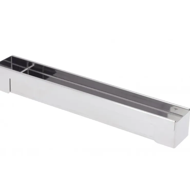 DE BUYER Gouttière carrée démontable en inox 30 x 4 cm Hot
