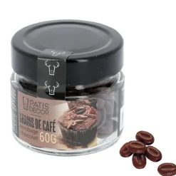 PATISDECOR Grains de café en Chocolat 60 g Patisdécor