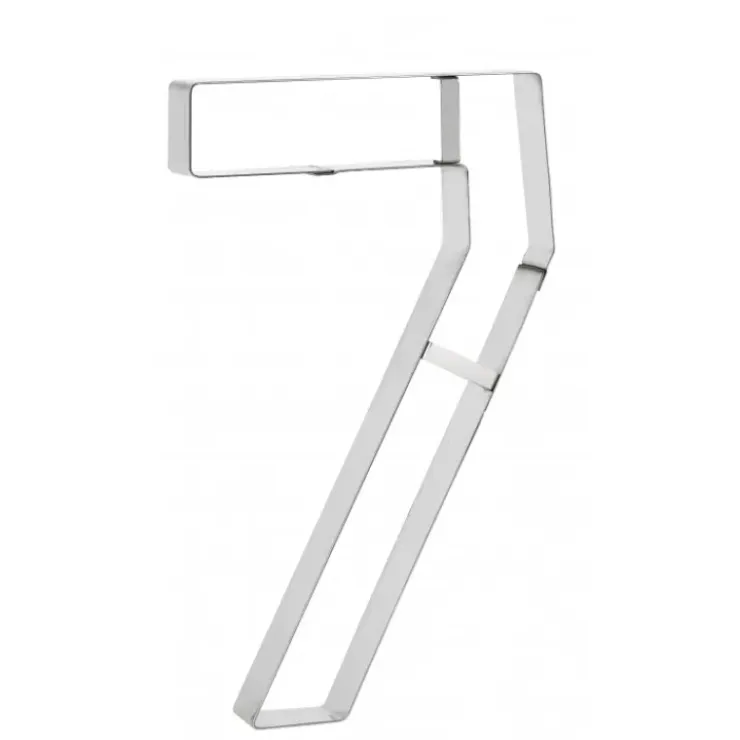 MALLARD FERRIERE Grand Emporte Pièce Inox Chiffre 7 32 x 19 cm