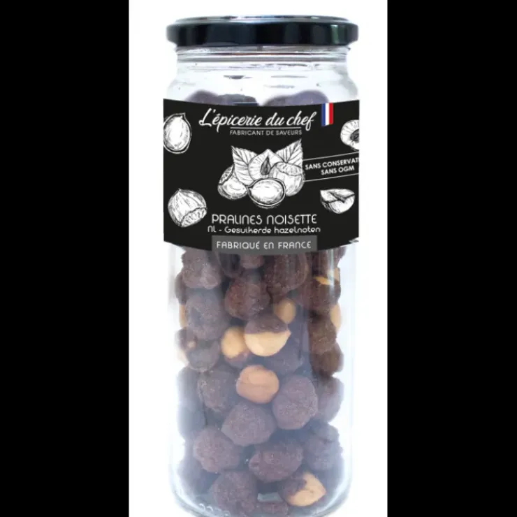 EPICERIE DU CHEF Grand pot pralines noisette 200 g L' Outlet