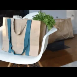 PEBBLY Grand Sac Cabas en fibre de jute Online
