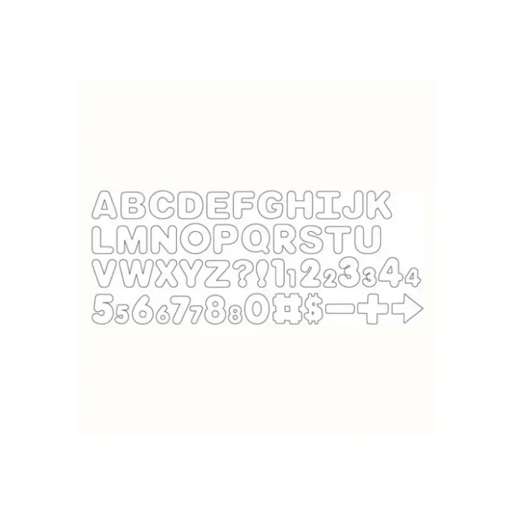WILTON Grands Emporte Pièce Lettres et Chiffres (x50) Best