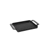 CHASSEUR Gril en Fonte rectangulaire 42 x 24 cm Noir Mat Outlet
