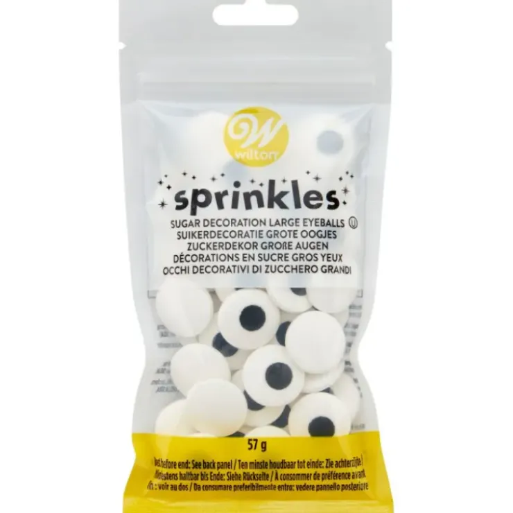 WILTON Gros Yeux en Sucre Ø 1,7 cm 57 g Hot