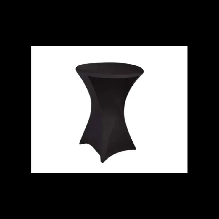LYROSE Housse pour Mange-Debout Noire Congrès Sale