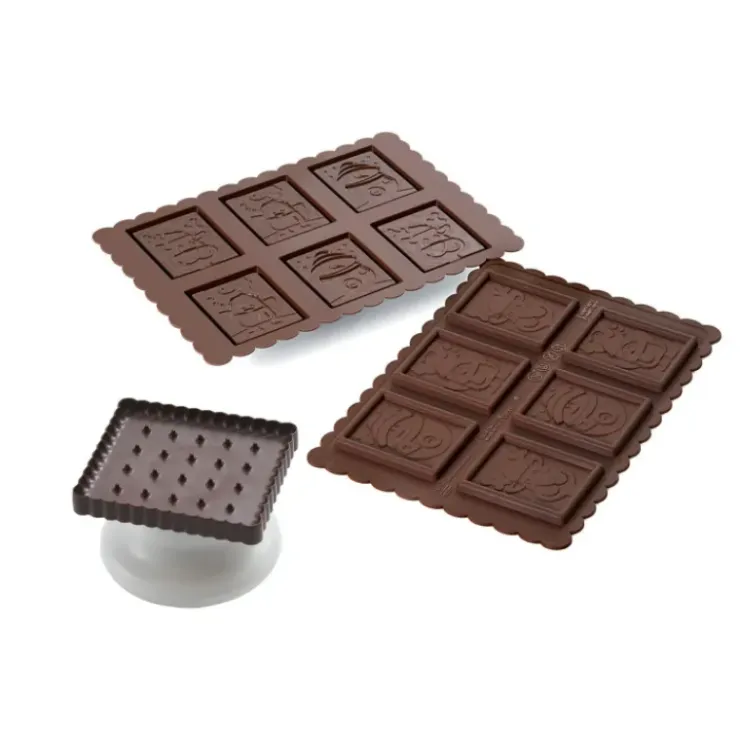 SILIKOMART Kit Biscuit Chocolat Rectangulaire Noël 4,7 x 5,7 cm (x6) Online