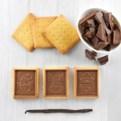 SILIKOMART Kit Biscuit Chocolat Rectangulaire Noël 4,7 x 5,7 cm (x6) Online