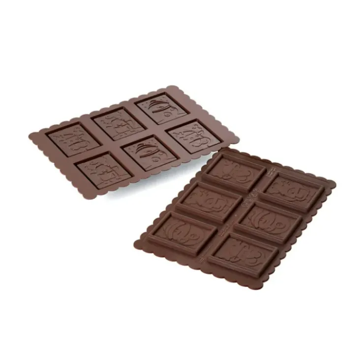 SILIKOMART Kit Biscuit Chocolat Rectangulaire Noël 4,7 x 5,7 cm (x6) Online