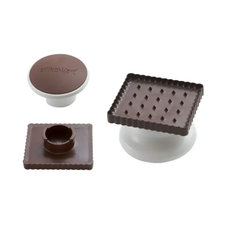 SILIKOMART Kit Biscuit Chocolat Rectangulaire Noël 4,7 x 5,7 cm (x6) Online