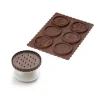 SILIKOMART Kit Biscuit Chocolat Rond Noël Ø 5,7 cm (x6) Hot