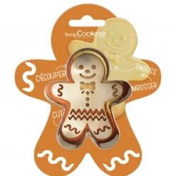 SCRAPCOOKING Kit Biscuit de Noël Bonhomme 8,7 cm New