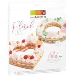 SCRAPCOOKING Kit Coeur et Couronne Cake Outlet