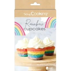 SCRAPCOOKING Kit Cupcakes Arc-en-ciel Discount