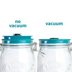 AIRTENDER Kit de Mise Sous-Vide 3 Bocaux Kilner 1 L avec Couvercles et Pompe Discount